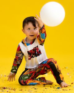 Pijama larga de niño.